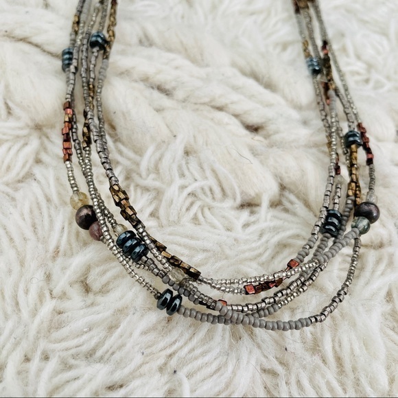 Handmade Multistrand‎ Necklace w/ Freshwater Pearls - Picture 6 of 6